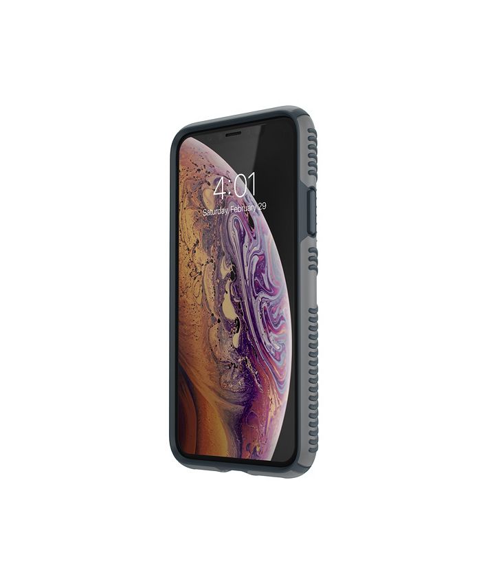 Speck IPhone X Case, Protective Grip Ultra Thin Slim Hardshell Anti Scratch Presidio Cover Case - Black - View #5