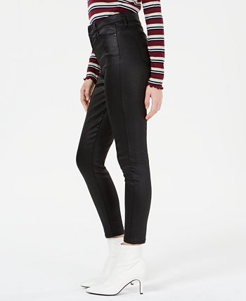 Celebrity pink black coated skinny jeans new arrivals