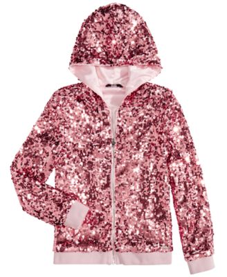 guess hoodie pink