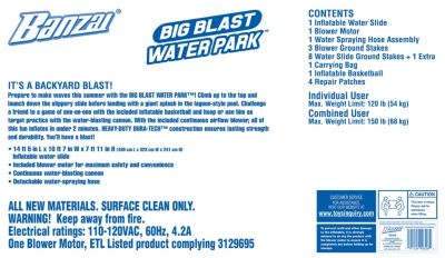 Banzai Big Blast Water Park