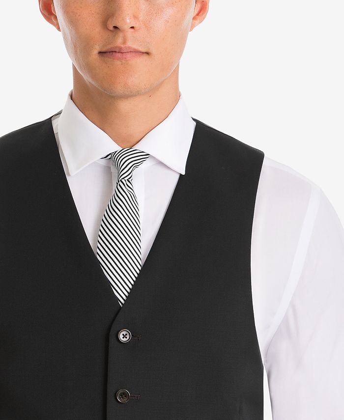 Lauren Ralph Lauren Men's UltraFlex ClassicFit Black Wool Suit