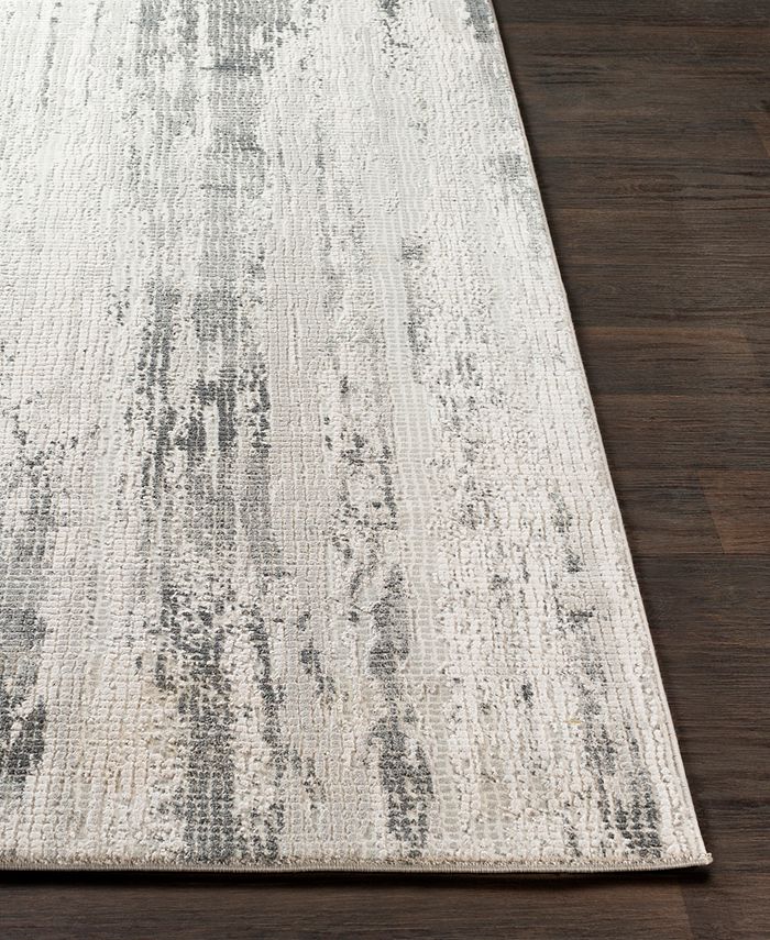 Surya Aisha AIS2304 Medium Gray 2'7" x 7'7" Runner Area Rug Macy's