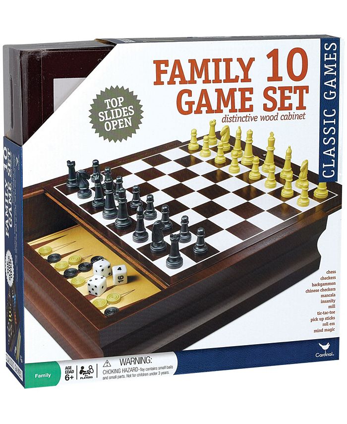 Cardinal Games Family 10in1 Game Set & Reviews Kids Macy's
