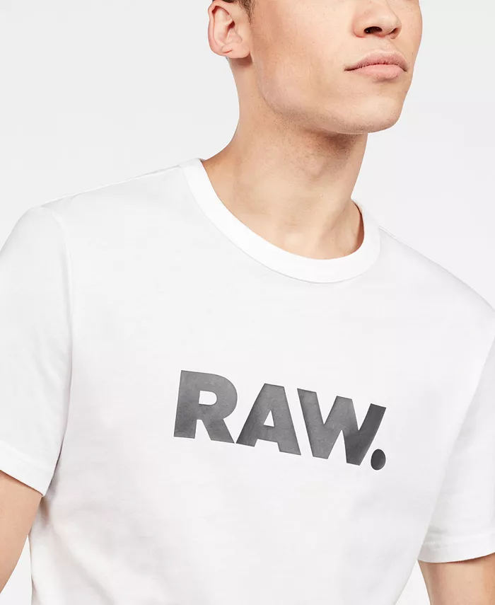 Men's Holorn RAW Graphic Logo Crewneck T-Shirt - thumbnail 10
