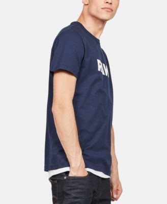 Men's Holorn RAW Graphic Logo Crewneck T-Shirt
