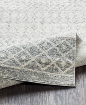 Elaziz ELZ-2308 Light Gray 3'11" x 5'7" Area Rug