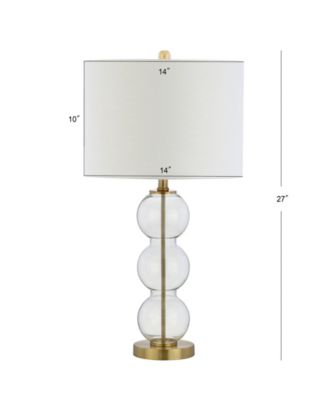 Bella Glass Triple-Sphere Led Table Lamp, Set of 2