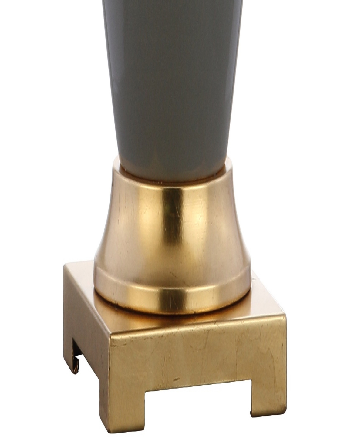 Jonathan Y Dip Dye Led Table Lamp In White,gray