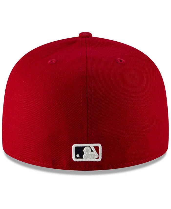 New Era Los Angeles Angels Metal & Thread 59FIFTY-FITTED Cap - Macy's