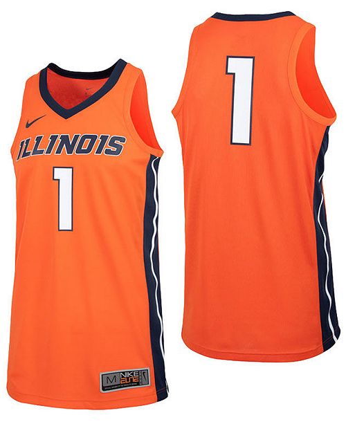 Nike Men S Illinois Fighting Illini Replica Basketball Jersey