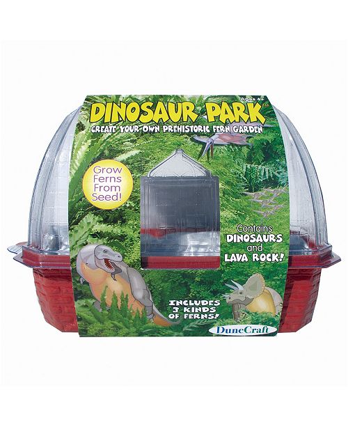 Dunecraft Dinosaur Park Windowsill Greenhouse Dinosaur Toy