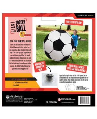 MindWare Giant Inflatable Soccer Ball