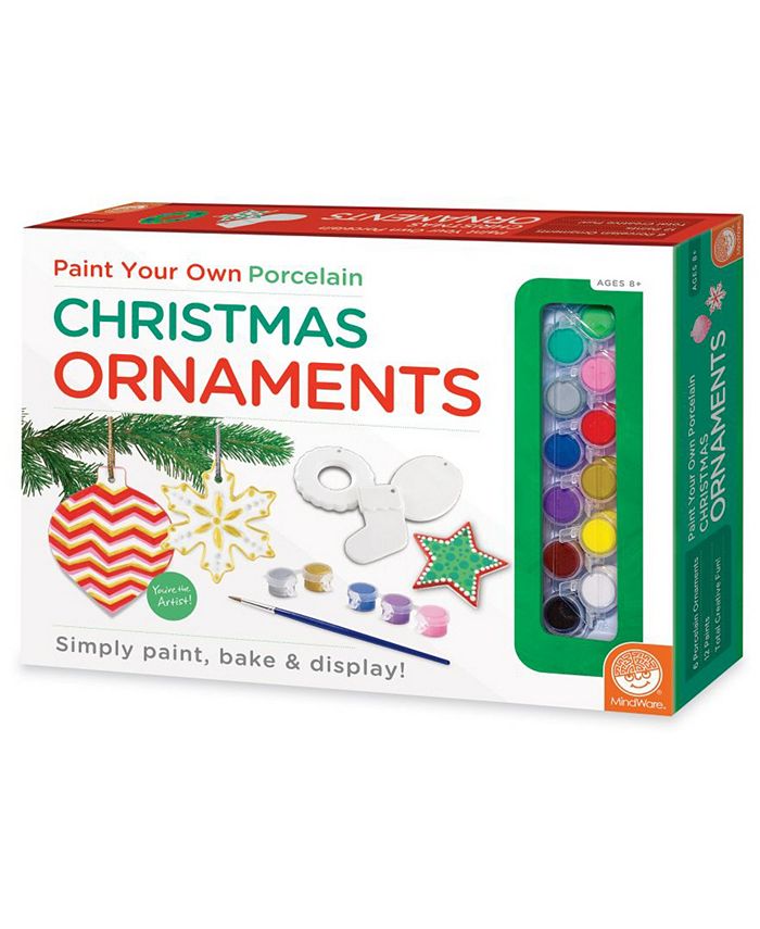 MindWare Paint Your Own Christmas Ornaments Craft Kit Macy's