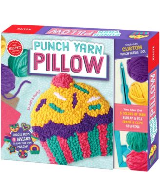 Punch Yarn Pillow