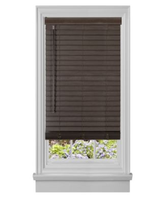 GII Madera FalsaCordless Faux-Wood 2" Plantation Blind, 34" x 64"