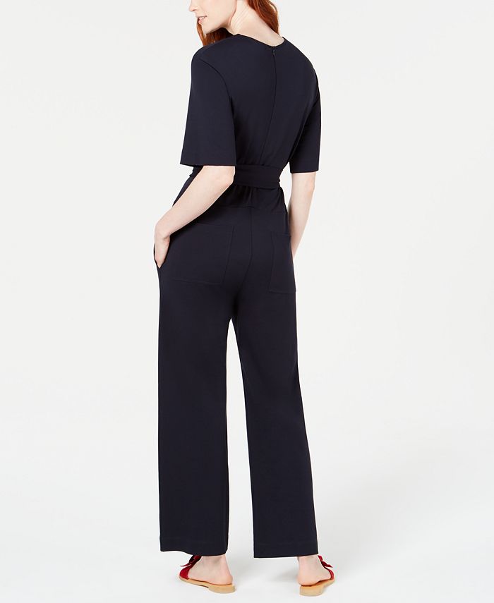 Weekend Max Mara TieWaist ElbowSleeve Jumpsuit Macy's