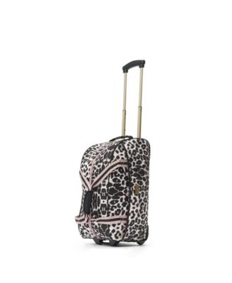 Macbeth Collection - Ciao Bella 21in Rolling Duffel Bag, Leopard Print