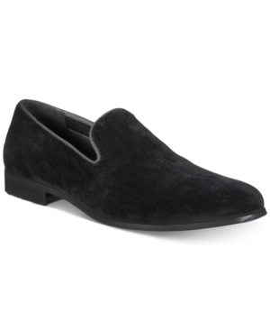 image of Inc Men-s Trace Velvet Loafers, Created for Macy-s Men-s Shoes