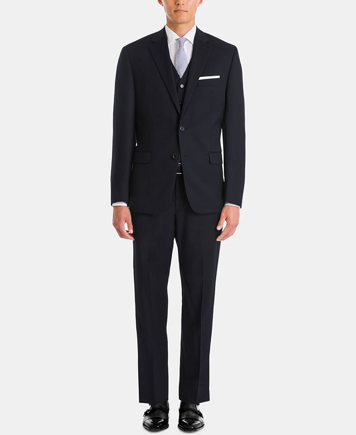 Lauren Ralph Lauren Men's UltraFlex Classic-Fit Navy Wool Suit Separates &  Reviews - Suits & Tuxedos - Men - Macy's