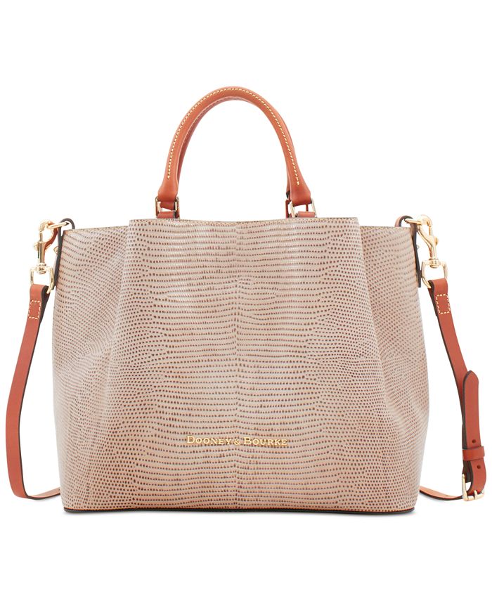 Dooney & Bourke Lizard Embossed Leather Large Barlow Tote, Created for ...
