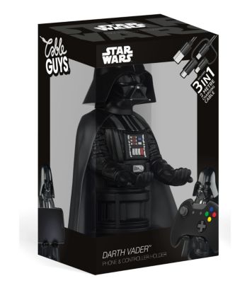 Cable Guy Controller and Phone Holder Star Wars Classic Sith Lord Darth Vader 8"