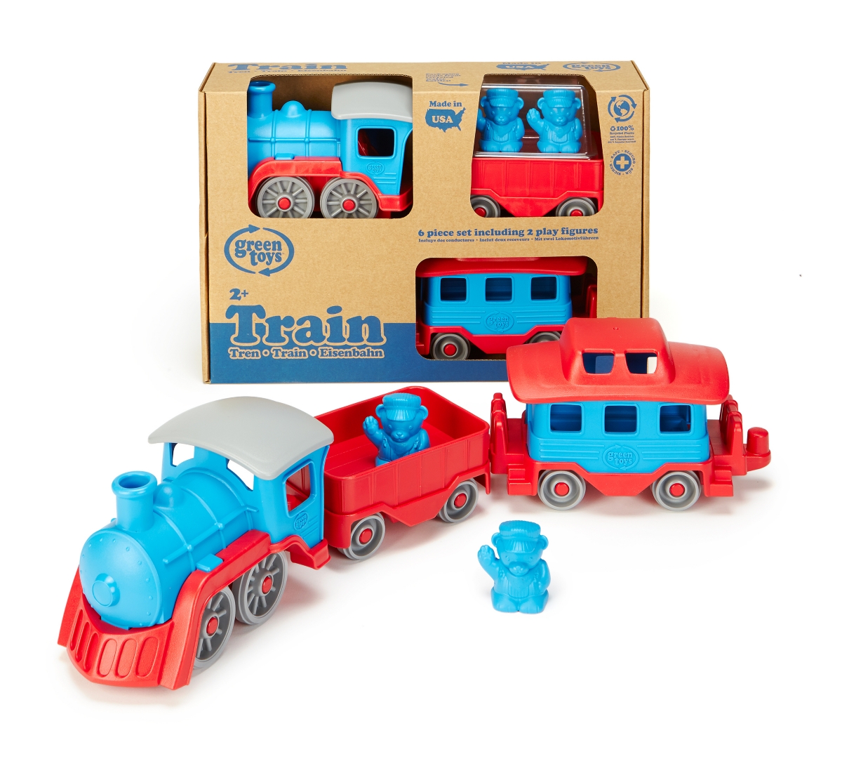 Green Toys Train Set In Multi