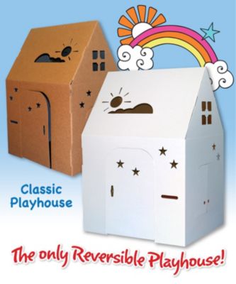 Easy Playhouse Classic Cardboard Playhouse