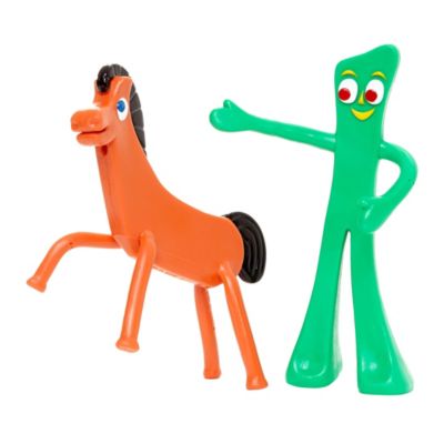 Nj Croce Gumby and Pokey 6" Bendable Figure Pair