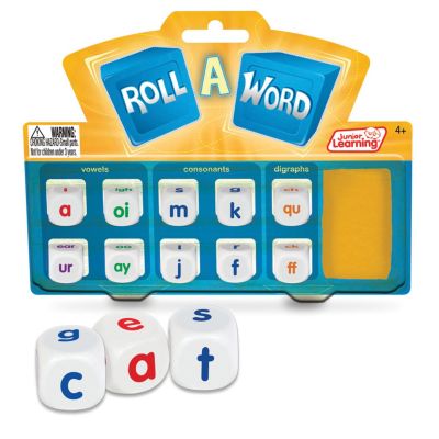 Junior Learning Roll a Word Game Develop Spelling and Word Formation