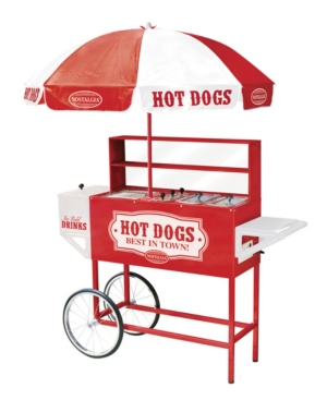 UPC 082677127013 product image for Nostalgia Hdc701 48-Inch Hot Dog Vending Cart With Umbrella | upcitemdb.com