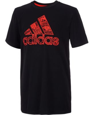 adidas - Big Boys Logo-Print T-Shirt