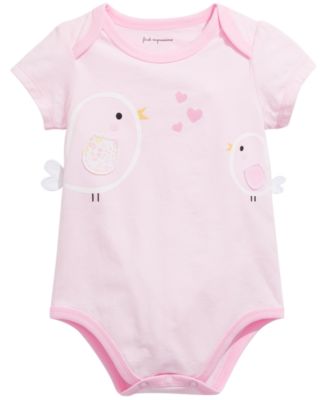 First Impressions Baby Girls Birds Bodysuit, Created for Macy's ...