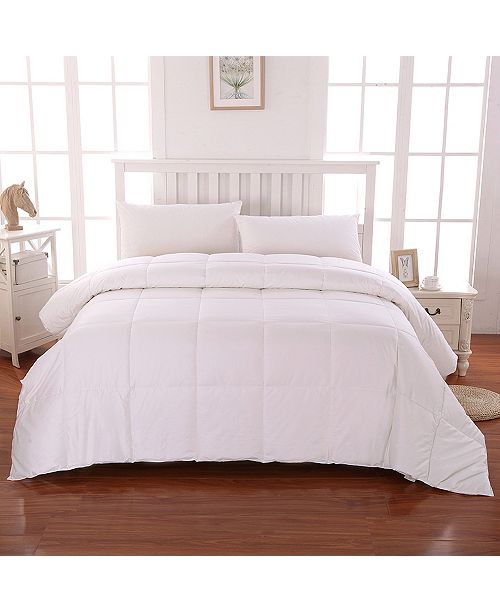 Cottonpure Cotton Filled Medium Warmth Breathable Hypoallergenic Comforter Reviews Comforters Bed Bath Macy S