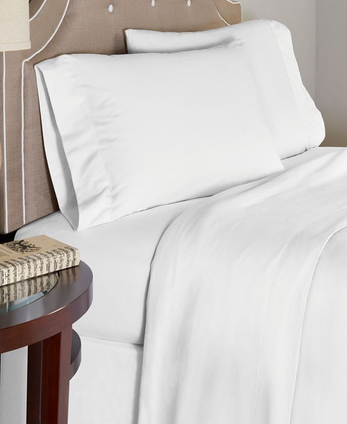 Celeste Home Luxury Weight Solid Cotton Flannel Sheet Set King