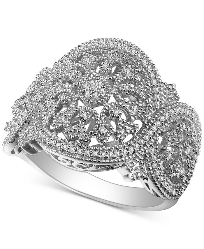 Macy's sterling silver rings discount