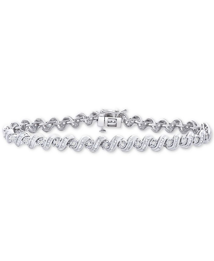 Diamond discount swirl bracelet