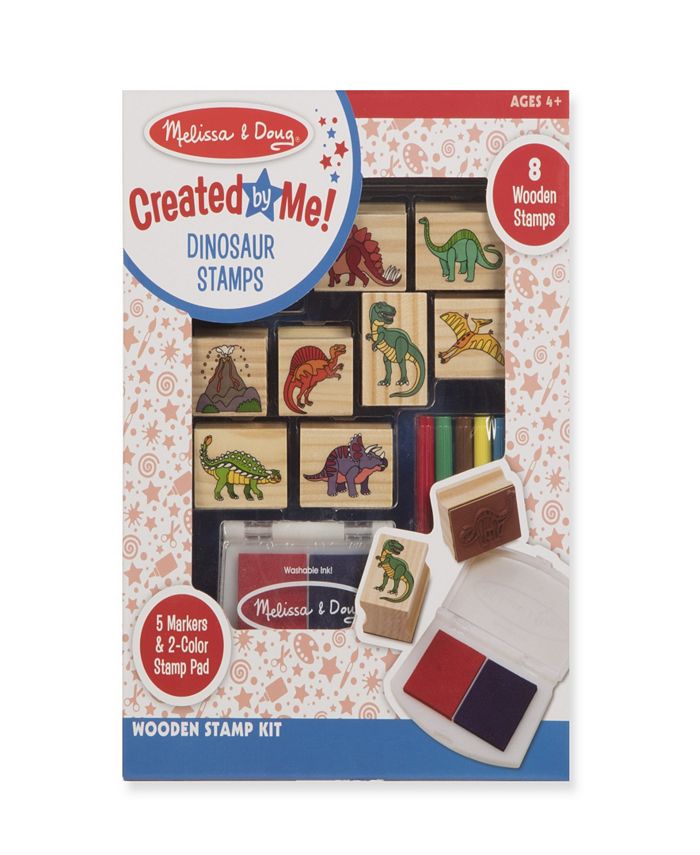 Melissa and Doug Melissa & Doug Created by Me! Wooden Dinosaur Stamp