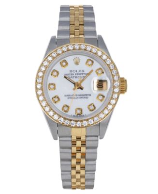 Pre Owned Rolex Women s Swiss Automatic Datejust Jubilee 3 4 ct