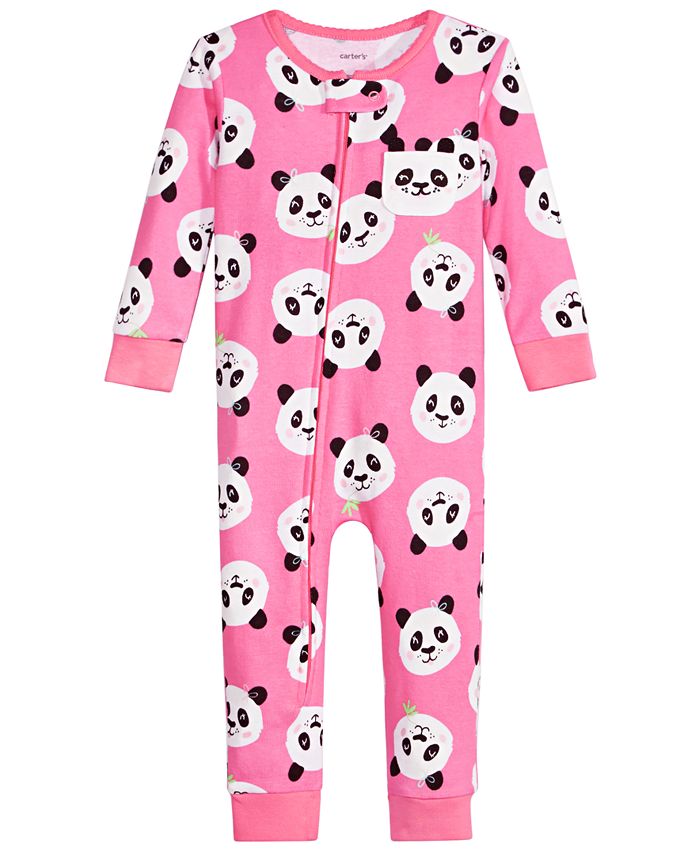 Panda pajamas girls sales