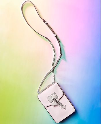 Elissa pebble leather charm chain strap crossbody sale