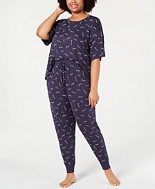 Plus Size Core Knit Pajama Collection, Created for Macy's
