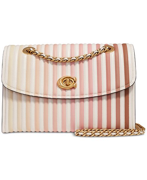 COACH Parker Shoulder Bag in Ombre Quilted Leather & Reviews - Handbags & Accessories - Macy&#39;s