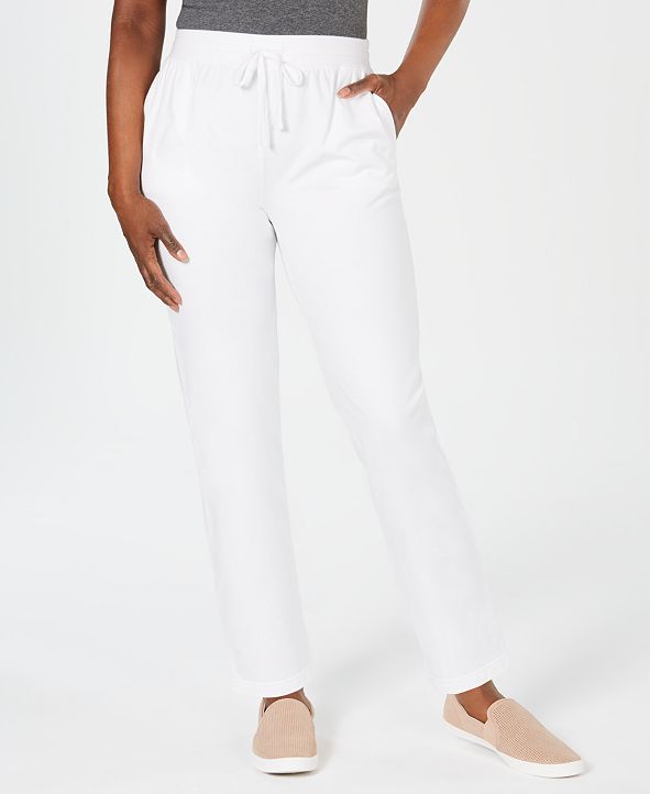 karen scott drawstring active pants