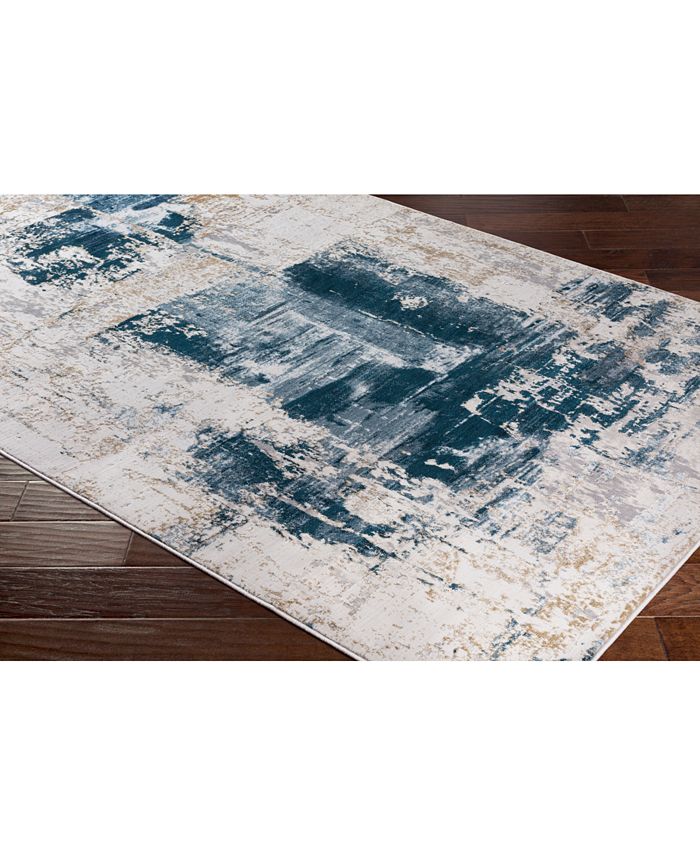 Surya Quatro QUA2310 Dark Blue 6'7" x 9'6" Area Rug Macy's