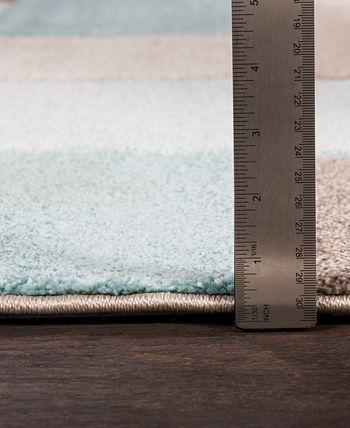 Surya - Santa Monica SAC-2300 Aqua 7'10" x 10'3" Area Rug