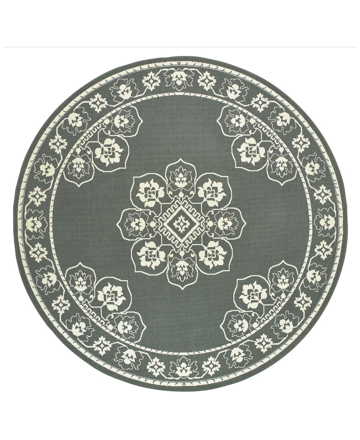 Oriental Weavers Marina 7764 Indoor/Outdoor Area Rug -Ivory
