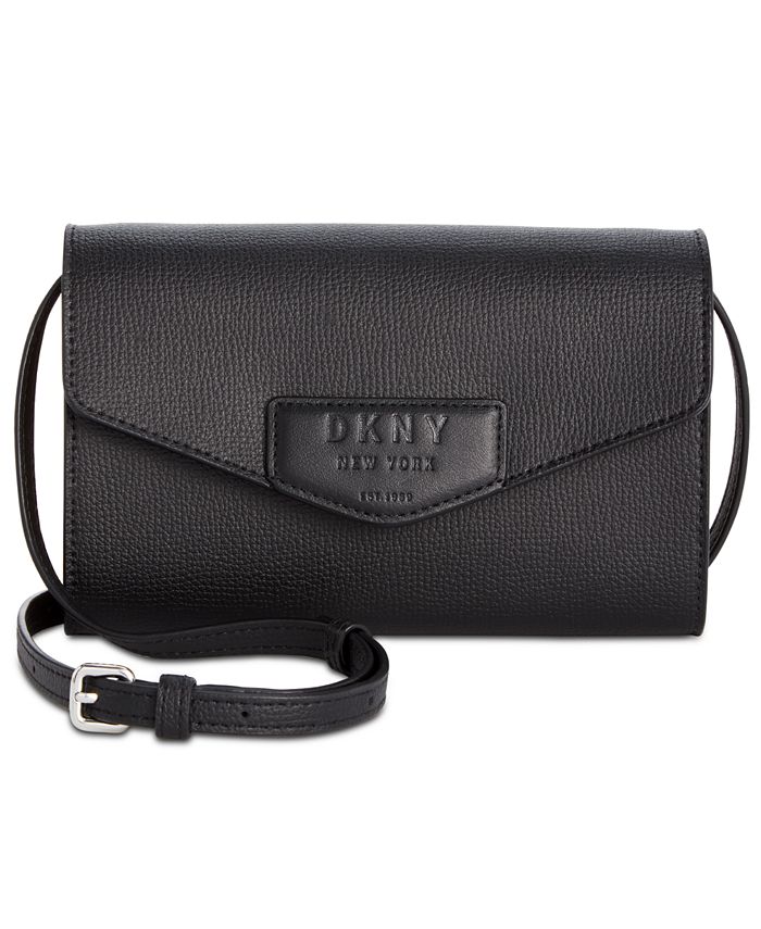 DKNY Sullivan Leather Crossbody Wallet, Created for Macy's Macy's