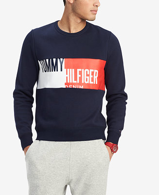Tommy Hilfiger Men's Logo Graphic Sweatshirt, Created for Macy's - Macy's
