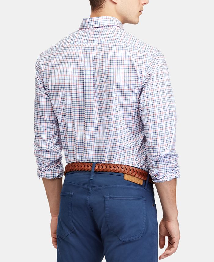 Polo Ralph Lauren Men's Slim Fit Gingham Shirt Macy's