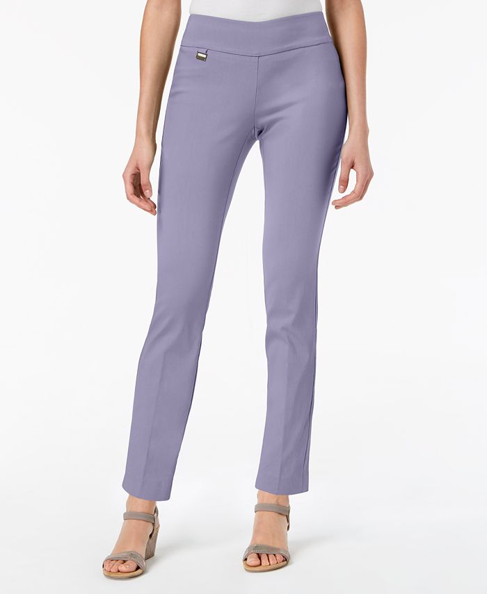 Alfani Petite TummyControl PullOn Skinny Pants, Created for Macy's